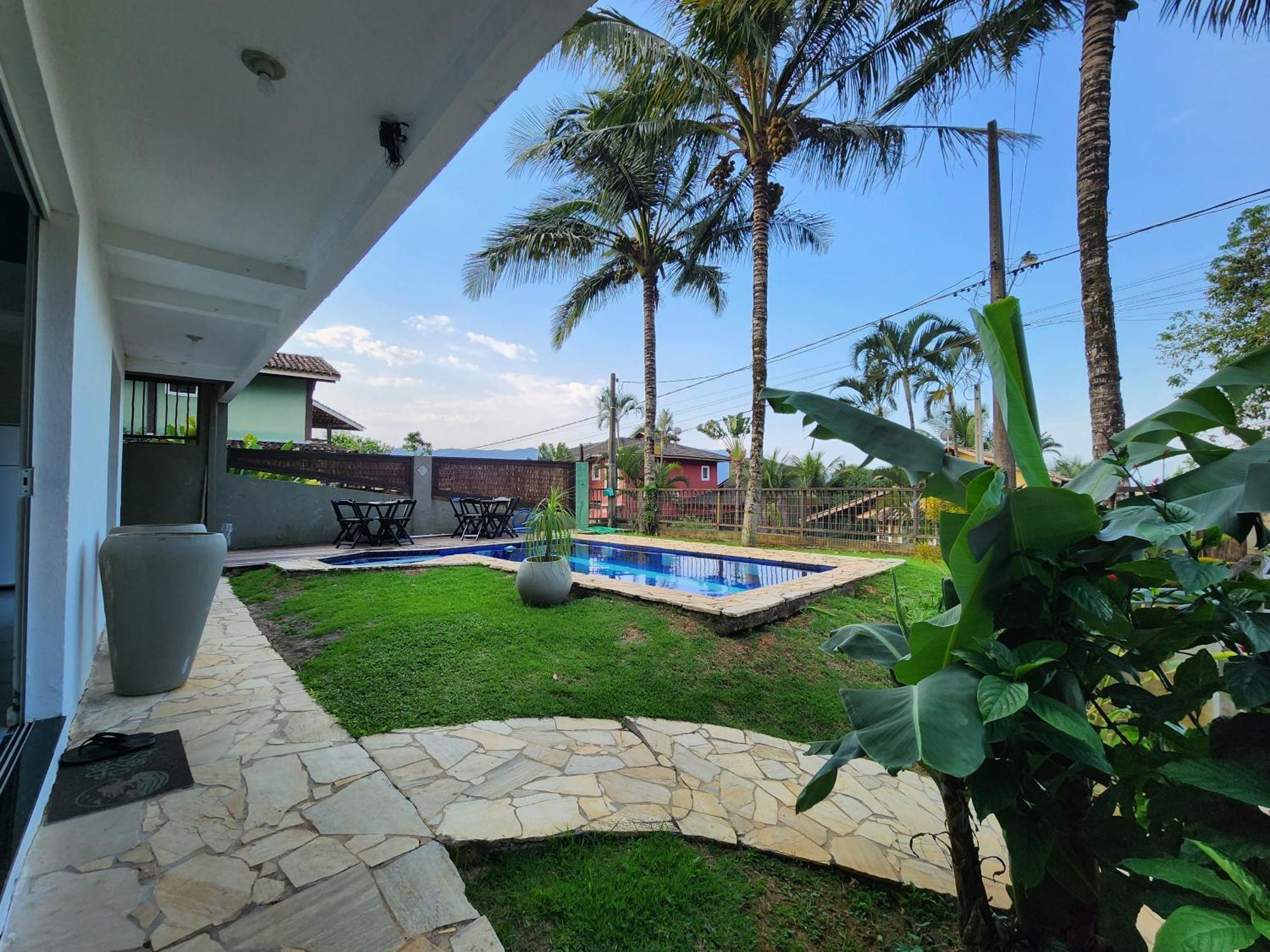 Bela Casa De 4 Suites Com Piscina E Vista - Curral Ilhabela Dış mekan fotoğraf