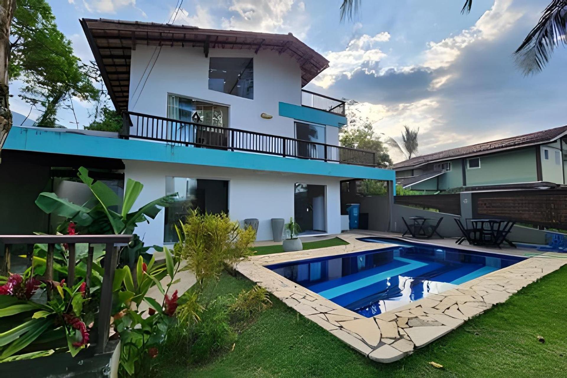 Bela Casa De 4 Suites Com Piscina E Vista - Curral Ilhabela Dış mekan fotoğraf